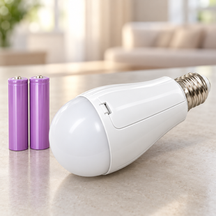 Аккумуляторная LED-лампа CK-8039 E27 / Ламочка в патрон 20 Вт+ 2 аккумулятора