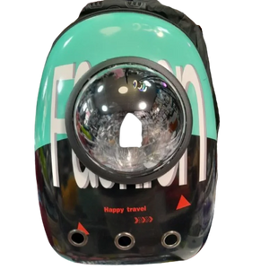 Космический рюкзак для переноски домашних животных CosmoPet с иллюминатором зеленый
