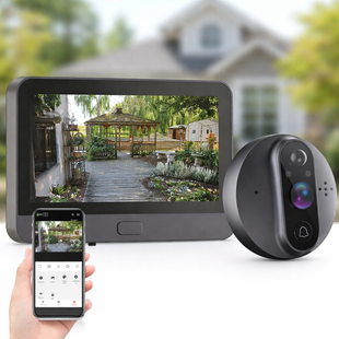 Видеодомофон Tuya Smart Video Doorbell ED-300PA / Дверной беспроводной звонок Wi-Fi с ИК-подсветкой и датчиком движения