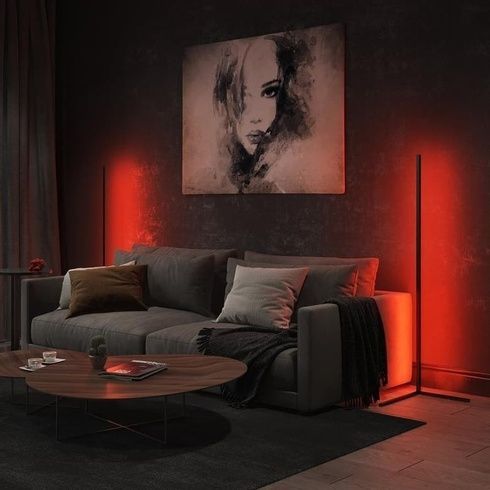 З дефектами Кутовий LED торшер Ledox Design з пультом та регульованою яскравістю 330 колірних комбінацій