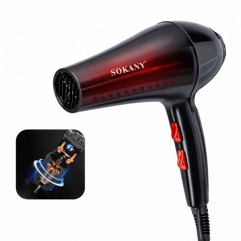 Фен для укладання волосся Sokany SK-2200 з концентратором