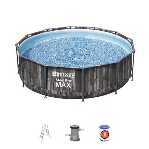 Бассейн круглый Bestway 5614X (366х100 см) с фильтр-насосом и лестницей