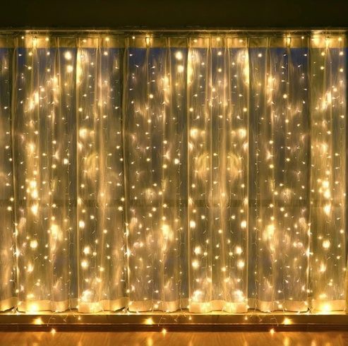 Гирлянда светодиодная Штора 160 LED 2х2м&nbsp;Тёплый белый