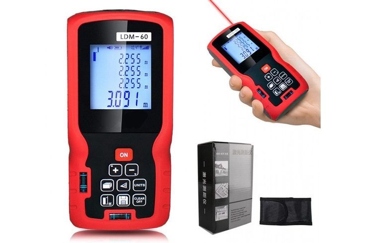 Дальномір лазерний (RL-41) 40м / Цифровий далекомір з LCD з підсвічуванням