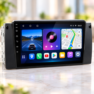 Автомагнитола PI-201 BMW 2DIN / Магнитола Android 10, 10,1&Prime; IPS / Мультимедийная система в авто
