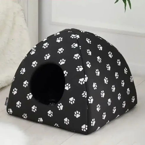 М'який будиночок для собак та кішок YU227 компактний складаний Pet Hut White 35 см &times; 40 см