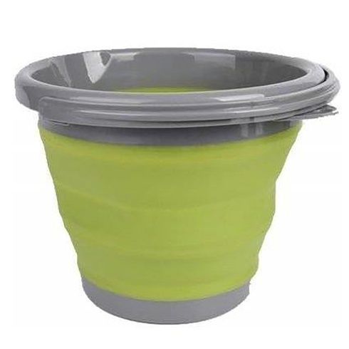 Складане силіконове відро 5л Collapsible Bucket червоне