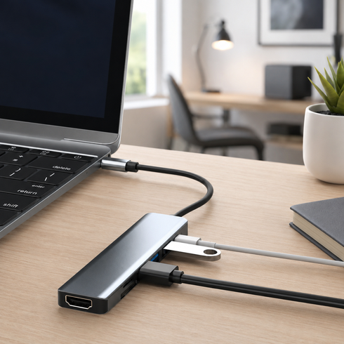 USB хаб 7в1 / Мультифункціональний юсб хаб / Розгалужувач USB