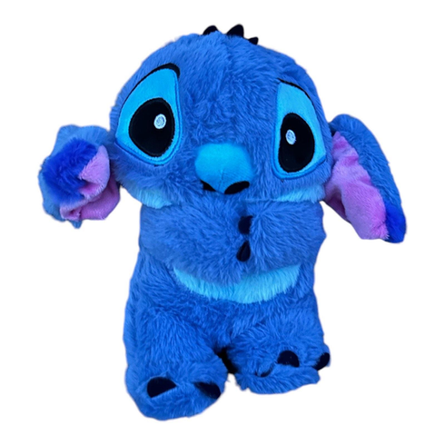 Синя М'яка іграшка Стич (Stich) з мультфільму Ліло і Стич, дихає, світиться, колискова