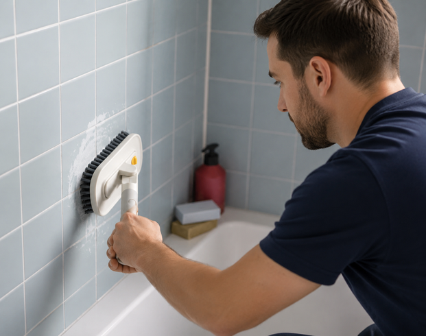 Щітка з насадкою для миття плитки JOSEPH JOSEPH Core 31 х 10 х 7 см / Щітка для плитки та швів