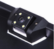 Камера заднього виду в номерній рамці з 4 LED підсвічуванням Black