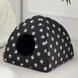 М'який будиночок для собак та кішок YU227 компактний складаний Pet Hut White 35 см &times; 40 см
