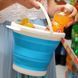 Складане силіконове відро 5л Collapsible Bucket червоне