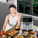 Аэрофритюрница Sokany SK 10085 2200 W Аэрогриль безмасляная мультипечь для приготовления без масла 12л с сенсорным управлением