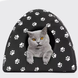 М'який будиночок для собак та кішок YU227 компактний складаний Pet Hut White 35 см &times; 40 см