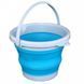 Складане силіконове відро 5л Collapsible Bucket червоне