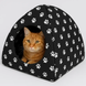 М'який будиночок для собак та кішок YU227 компактний складаний Pet Hut White 35 см &times; 40 см