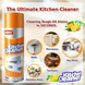 Kitchen Cleaner пенный очиститель от жира грязи давнишних наслоений для кухни ванны вытяжки Китчен клинер, помаранчевий