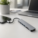 USB хаб 7в1 / Мультифункціональний юсб хаб / Розгалужувач USB