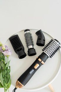 Фен Браш З Обертанням 4В1 DSP, Черный
