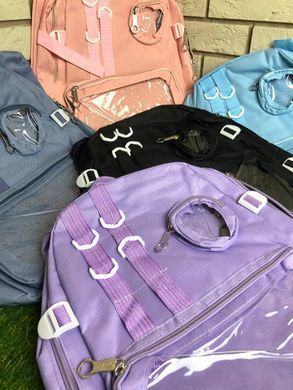 Школьный рюкзак 4 в1 для подростков/Портфель в школу для подростков Синий