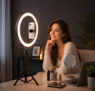 Кольцевая лампа 32см LED для профессиональной съемки