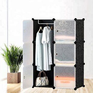 Шафа органайзер пластикова Storage Cube Cabinet &laquo;МР 26-31&raquo;, Черный