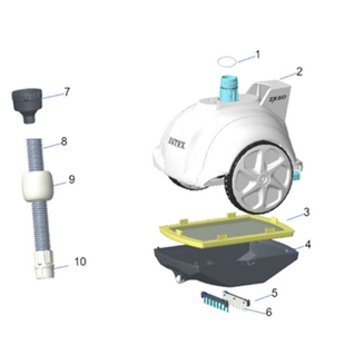 Автоматический очиститель дна бассейнов Intex 28007