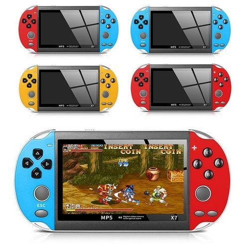 Приставка портативна ігрова консоль Puls PSP X-7-Camera 20000 ігор 8gb-5.1", Разноцветный