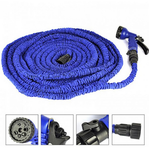 Шланг для полива X HOSE 120 метров поливочный растягивающийся с распылителем