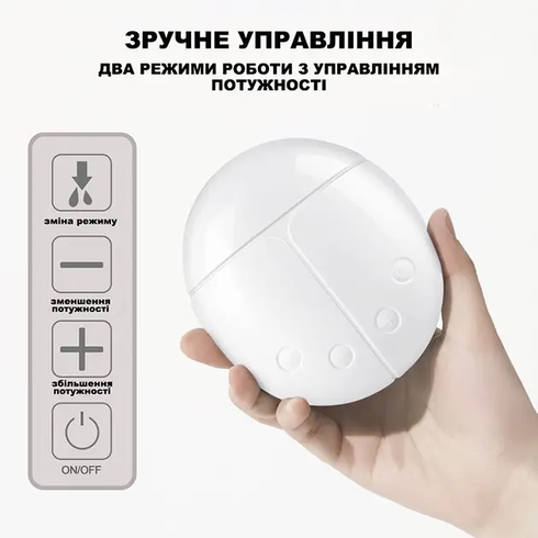 Електричний подвійний масажний молоковідсмоктувач Kinder Goods в комплекті з 2 пляшками для молока + соска, USB