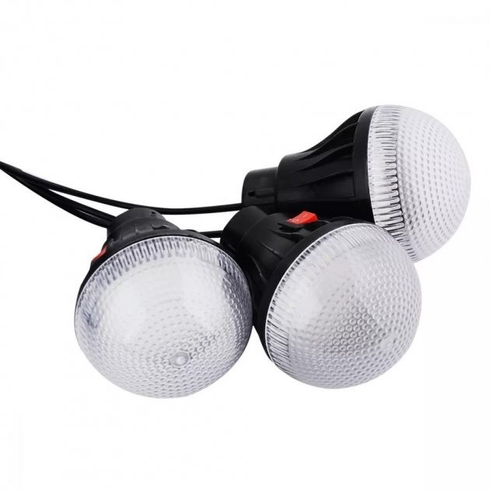 Кемпинговый LED светильник Cclamp CL-01 4W + солнечная панель + 3 лампочки + Power Bank