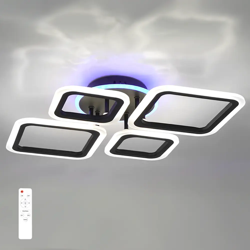 Люстра светодиодная акриловая / Потолочный LED светильник X-595