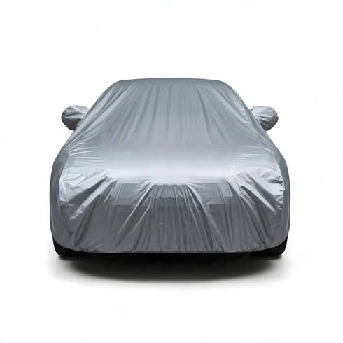 Захисний чохол-тент для авто від снігу, дощу, сонця XXL - 580x175x120 см, одношарова захисна накидка на машину, автомобільний тент