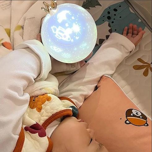 Проектор - нічник з обертанням 360 &deg;, 12 змінних слайдів, LED настільна лампа