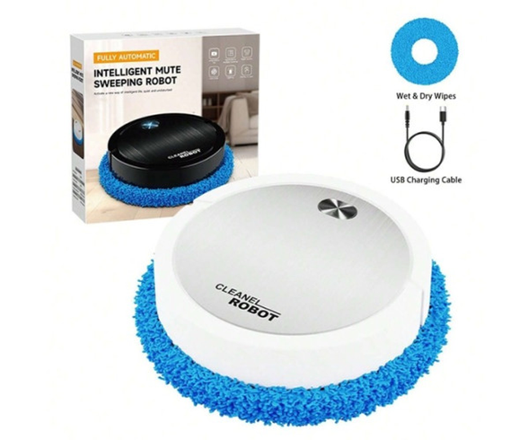Пылесос-робот круглый аккумуляторный 3 в 1 Vacuum 8088 cleaner LY-541