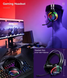 Ігровий комплект клавіатура та миша навушники килимок 4в1 Linmoni TF-400 Kit з RGB підсвічуванням для геймерів, Черный