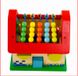 Сортер бизикуб,развивающая игрушка "Радужный домик", Разноцветный