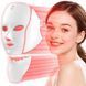 Светодиодная LED маска для лица и шеи 7в1 / Профессиональная LED-маска для светотерапии лица и шеи 7 цветов