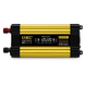 Автомобильный инвертор Желтый / Преобразователь напряжения с 12-220V, 1000Вт, 2хUSB