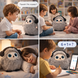 Игрушка с искусственным интеллектом Bobo / Интерактивная плюшевая игрушка BOBO с AI, голосом и LED глазами / Умная игрушка 22х25см Серый