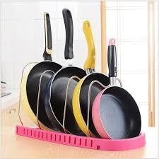 Стойка для сковородок Frying pan rack color