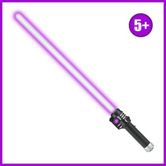 Світловий меч Джед Space Sword двосторонній на батарейках, Фиолетовый