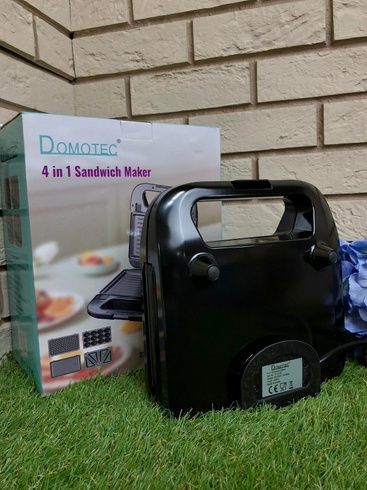 Вафельниця-сендвічниця 4в1 Domotec SI-234B 1000w