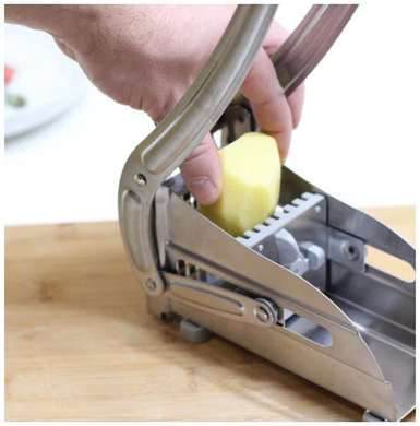 Картофелерезка для нарезания картофеля фри Potato Chipper, Серебристый