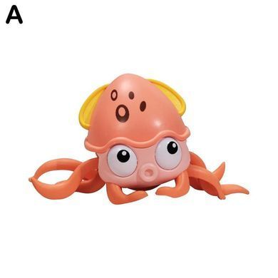 Детская развивающая игрушка Move Sprayed Octopus Милая занимательная интерактивная игрушка каталка Осьминожка, Разноцветный