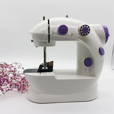 Мини швейная машинка 4 в 1 Mini Sewing Machine SM-201, Белый