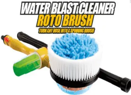 Вращающаяся щетка-насадка для шланга насадки Cleaner Roto Brush Щетка с насадкой для шланга