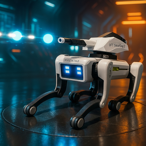 Интерактивный робот-пес, стреляющий шариками орбиз UFT Smart Dog 2