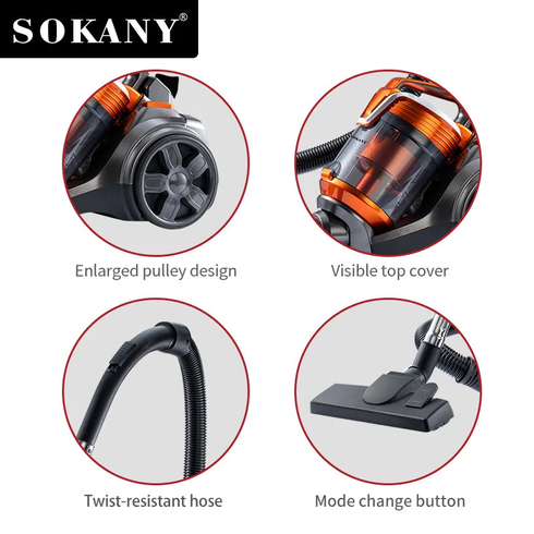 Многофункциональный контейнерный пылесос Sokany SK-13004 3.5 л 3600Вт&nbsp;